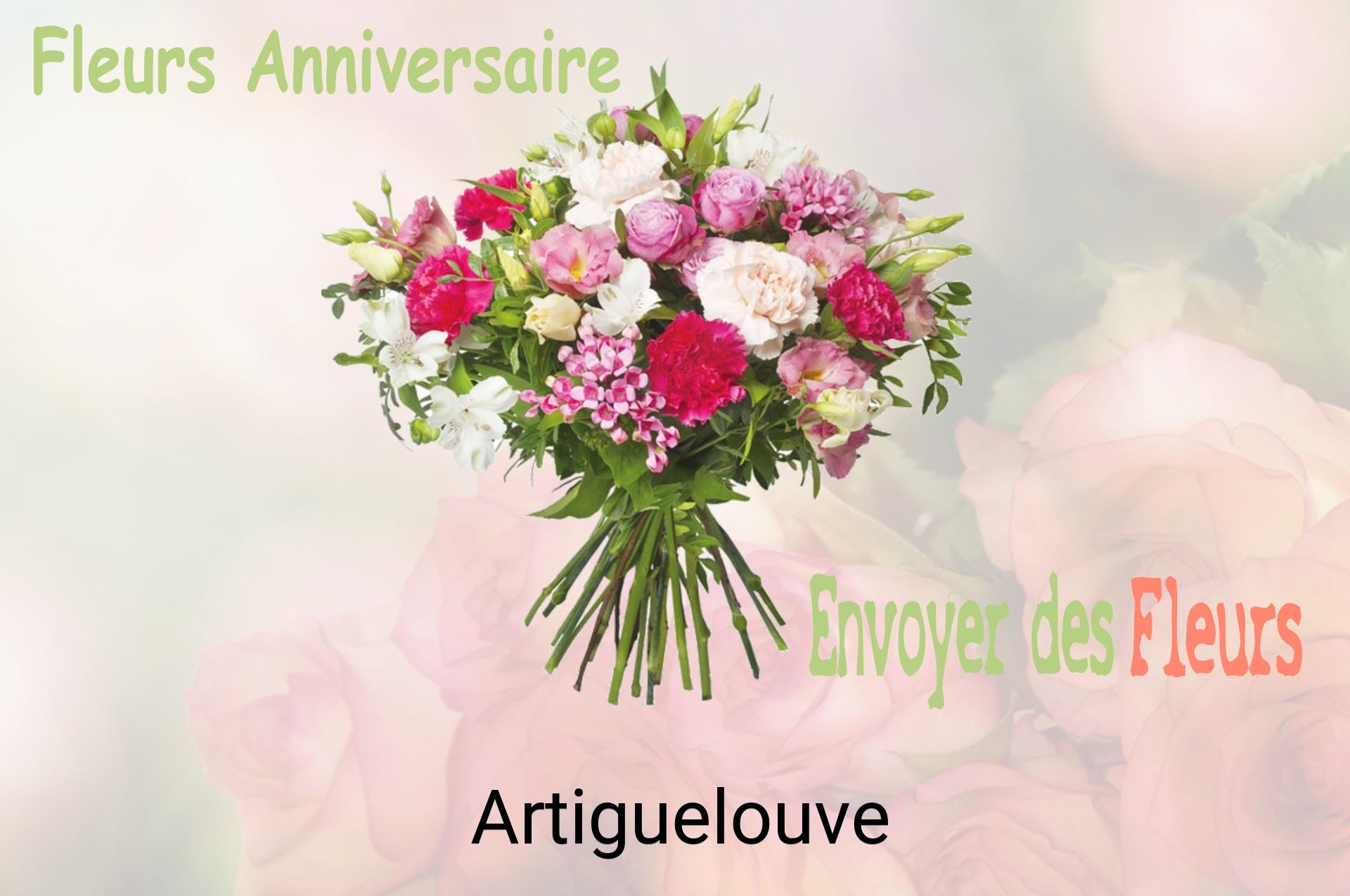 Bouquet de fleurs d’anniversaire livré à Artiguelouve