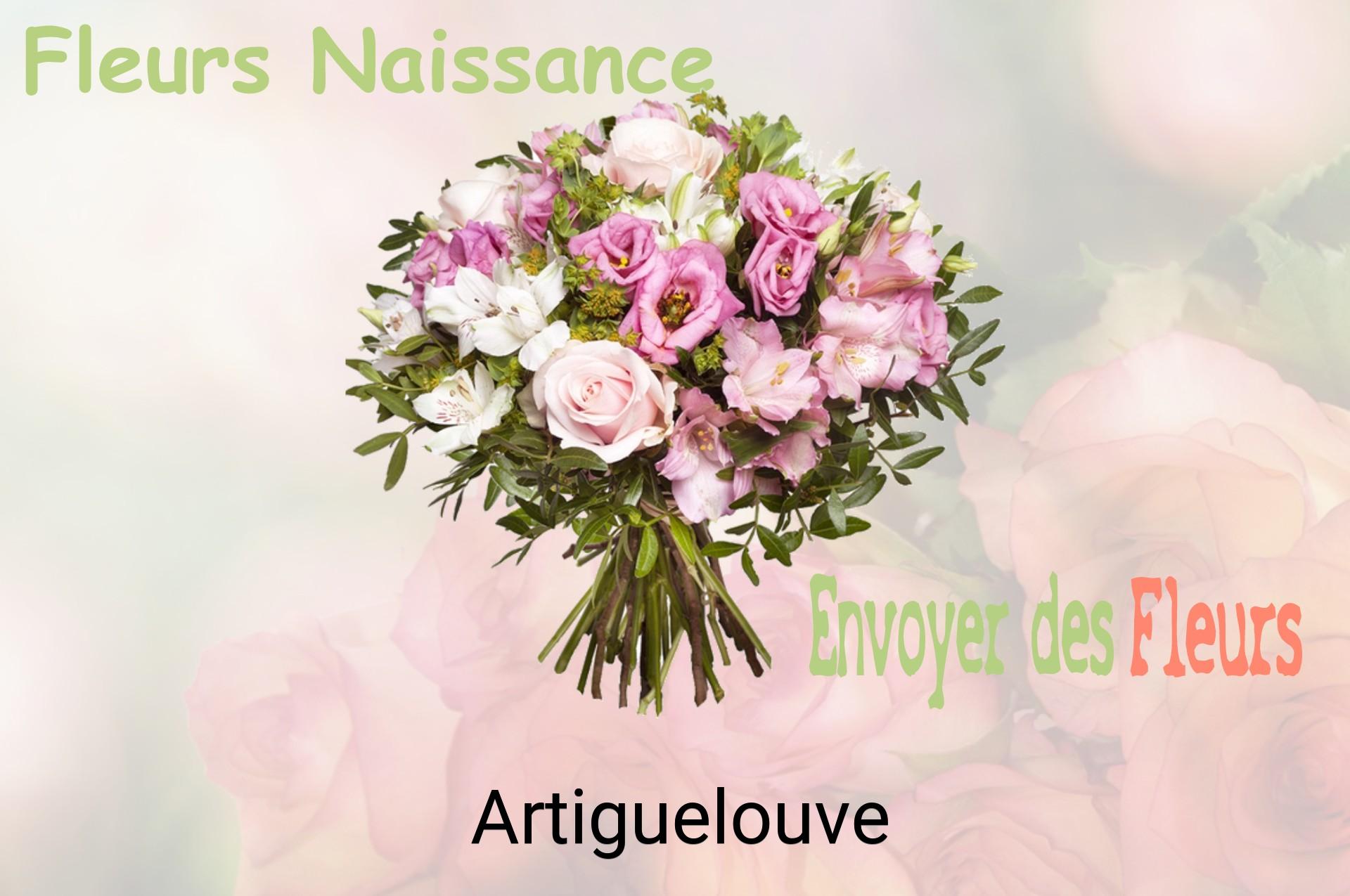 Bouquet de fleurs de naissance livré à Artiguelouve